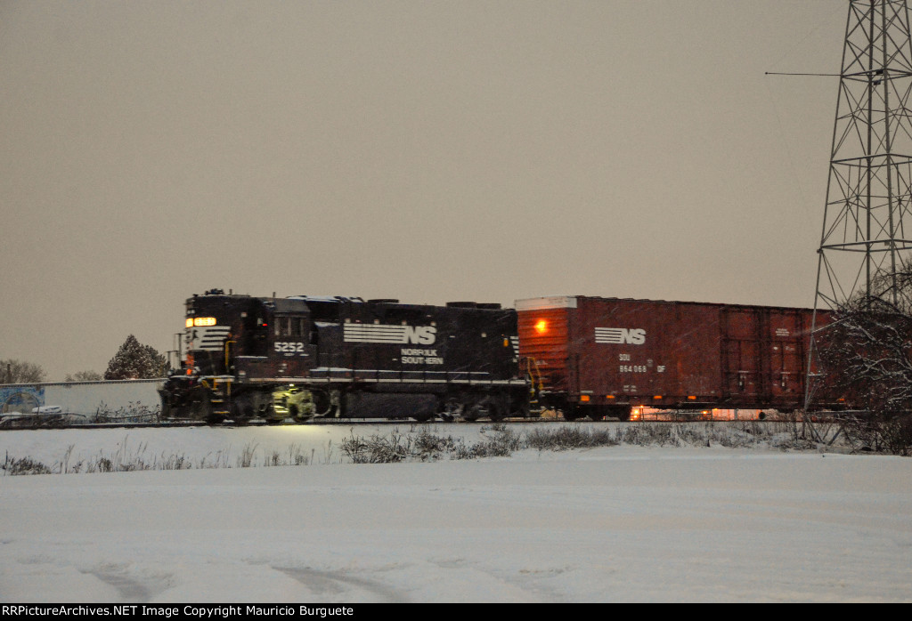 NS GP38-2 High nose Locomotive in the yard